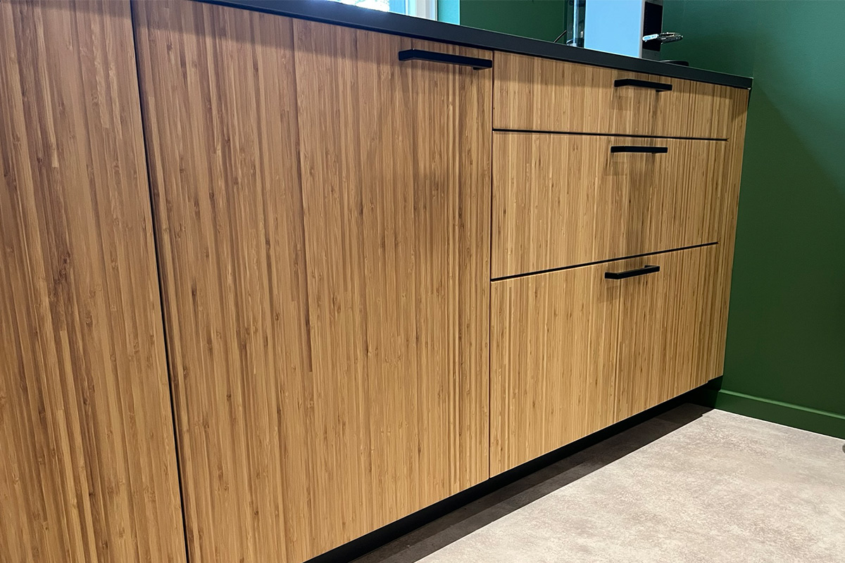 Bamboe keuken front